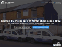 Tablet Screenshot of eliteblinds.info